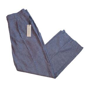 Rachel Zoe Womens Size 6 Pants Blue Casual Dress Pants Pleated Wide Leg Ladies 6